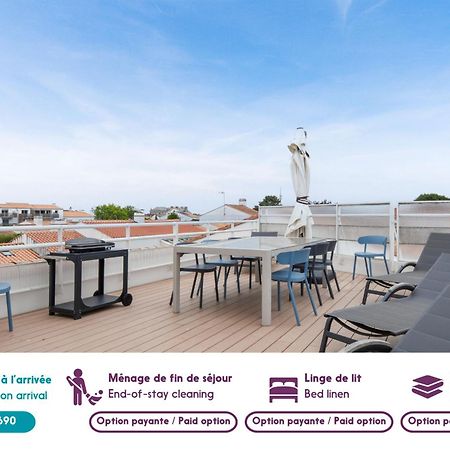 Appart Pour 8 Au Coeur De Noirmoutier - Terrasse Esterno foto