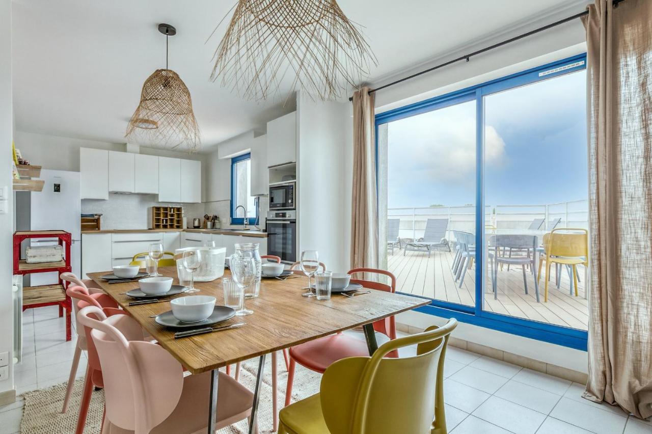 Appart Pour 8 Au Coeur De Noirmoutier - Terrasse Esterno foto
